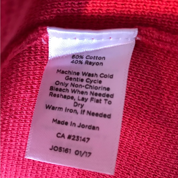 Talbots Ruffled Full Zip Office Cardigan Sweater Pockets - Picture 6 of 8